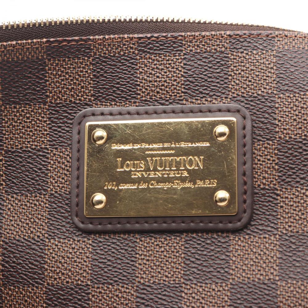Louis Vuitton Damier Canvas Handbag Brown Leather Eva - Picture 5 of 7